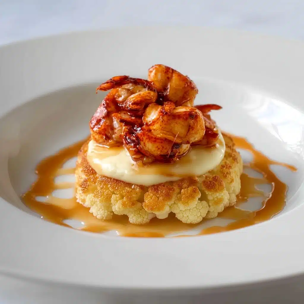 uliflower Puree and Lobster Butter Sauce Recipe - Recipe Image