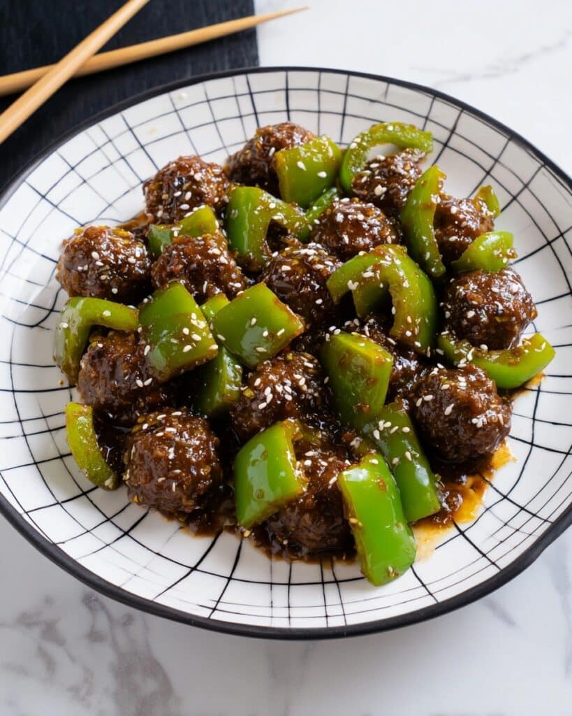 Instant Pot Pepper Beef Meatballs Recipe