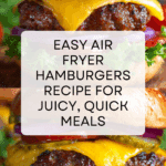 air fryer hamburgers Recipe