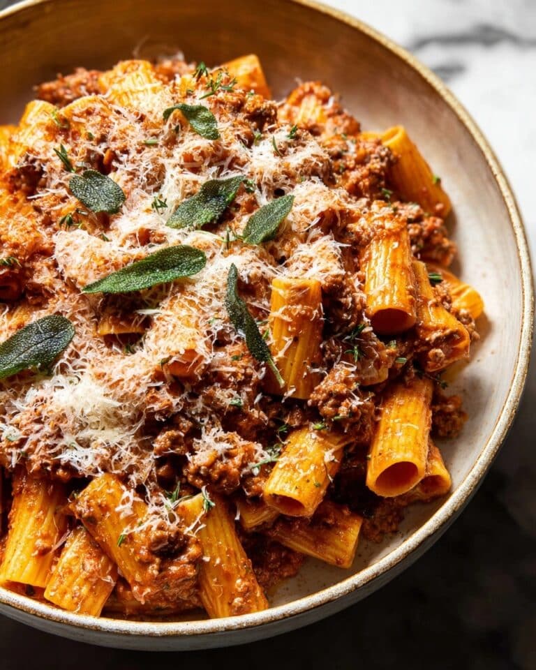 Pot Roast Sunday Sauce with Rigatoni Recipe