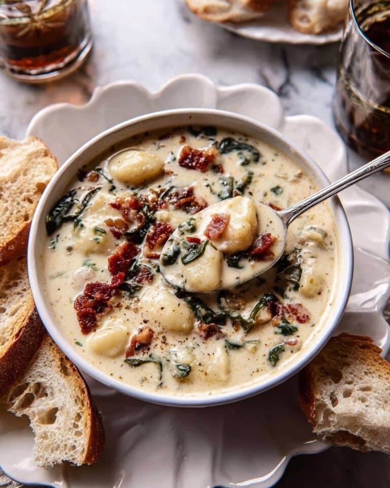 Creamy Spicy Chicken Gnocchi Soup Recipe