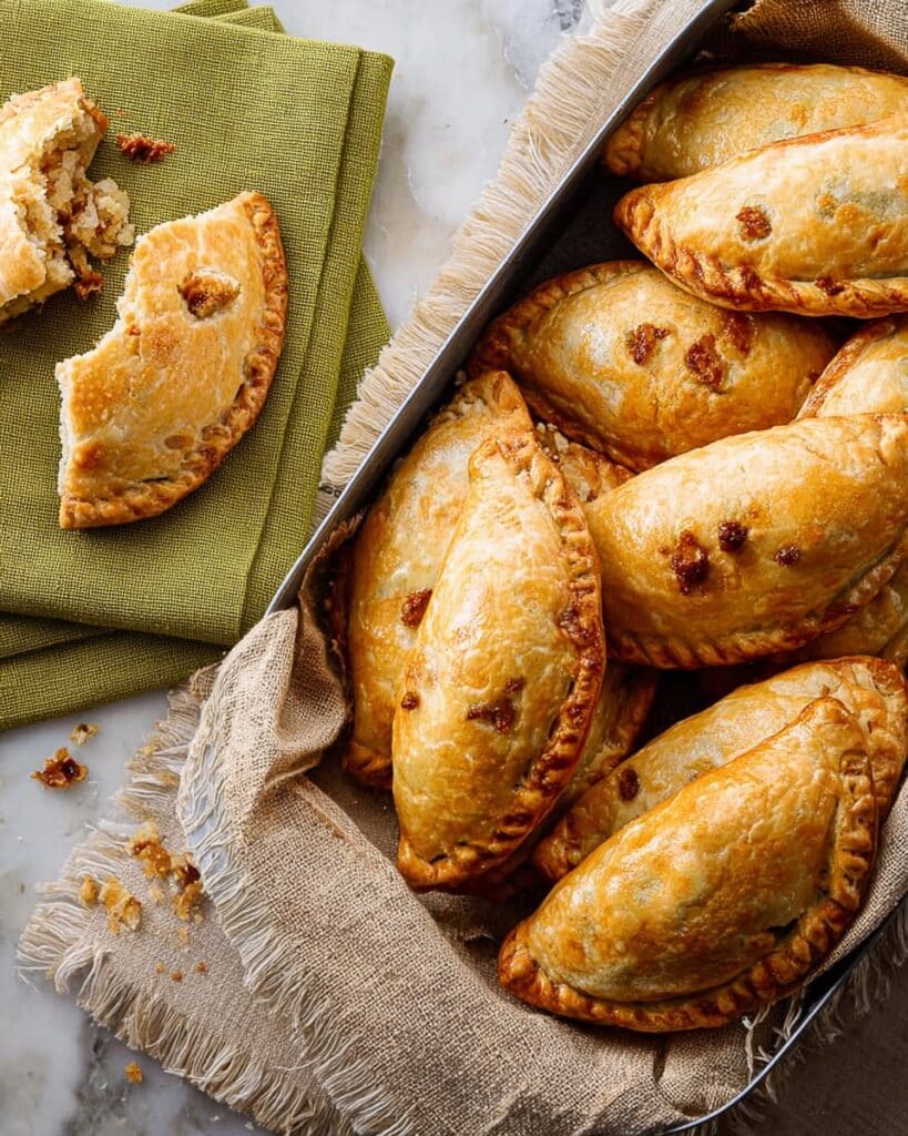 Mini Cheese & Onion Pasties Recipe