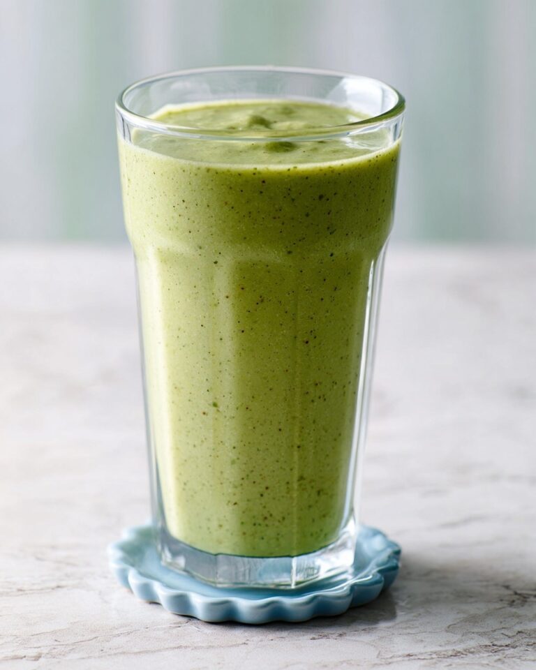 Green Smoothie with Banana, Spinach, and Almond Butter Recipe