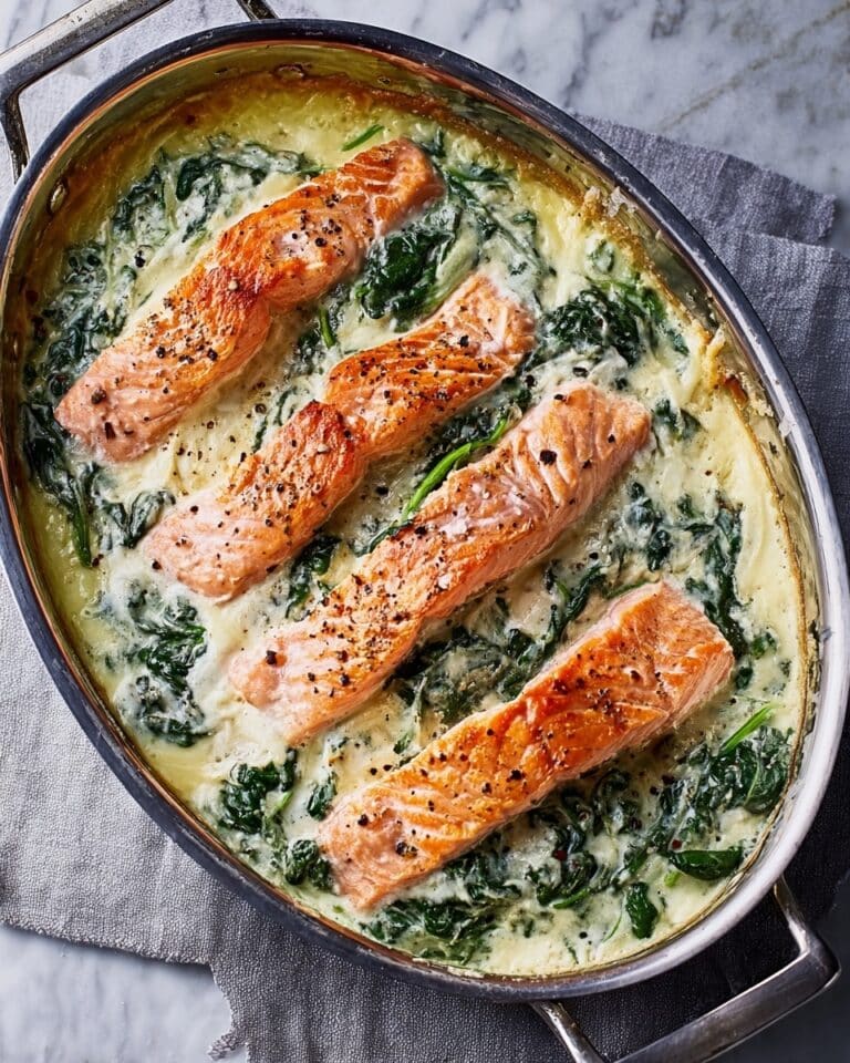 Smoked Salmon & Spinach Gratin Recipe