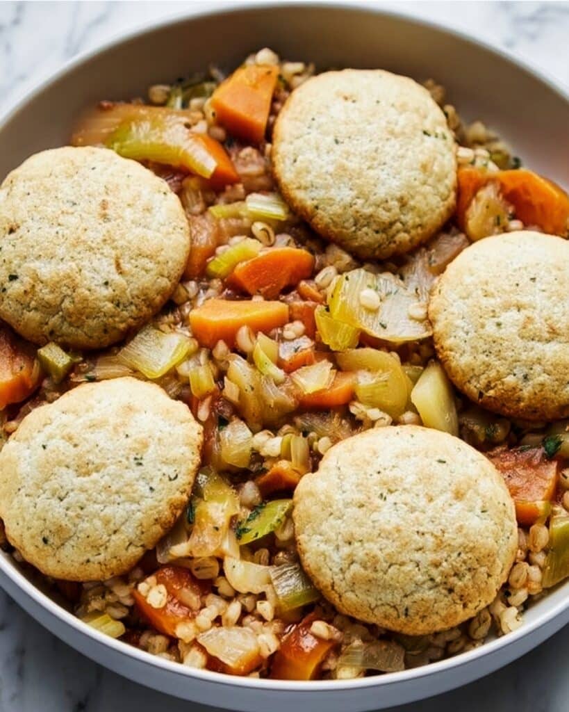 Vegetable Stew with Herby Dumplings Recipe