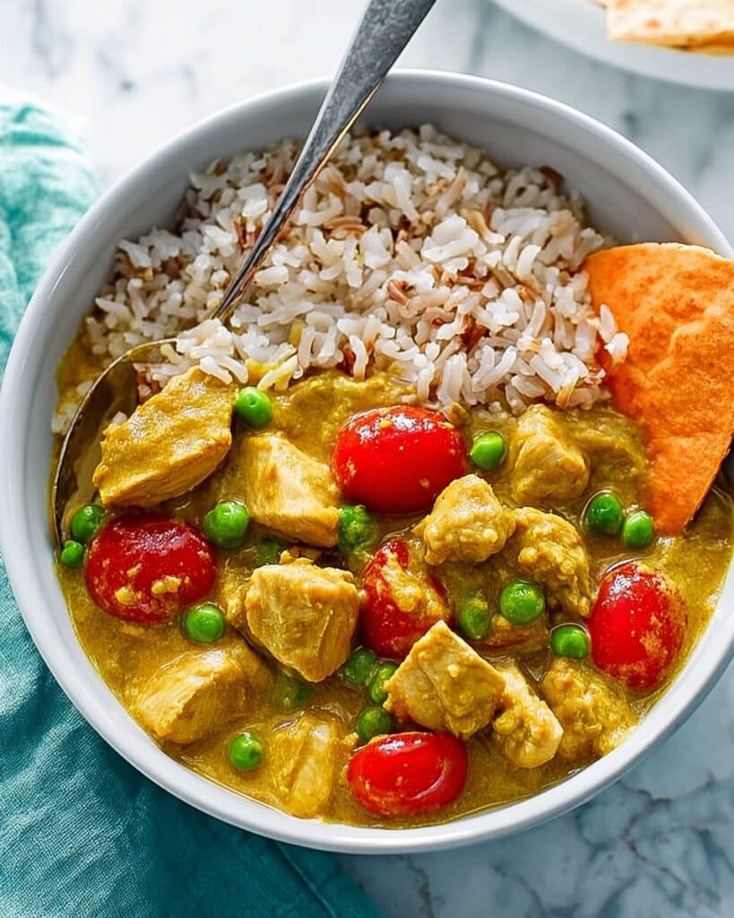 Chicken, Sweet Potato & Pea Curry Recipe