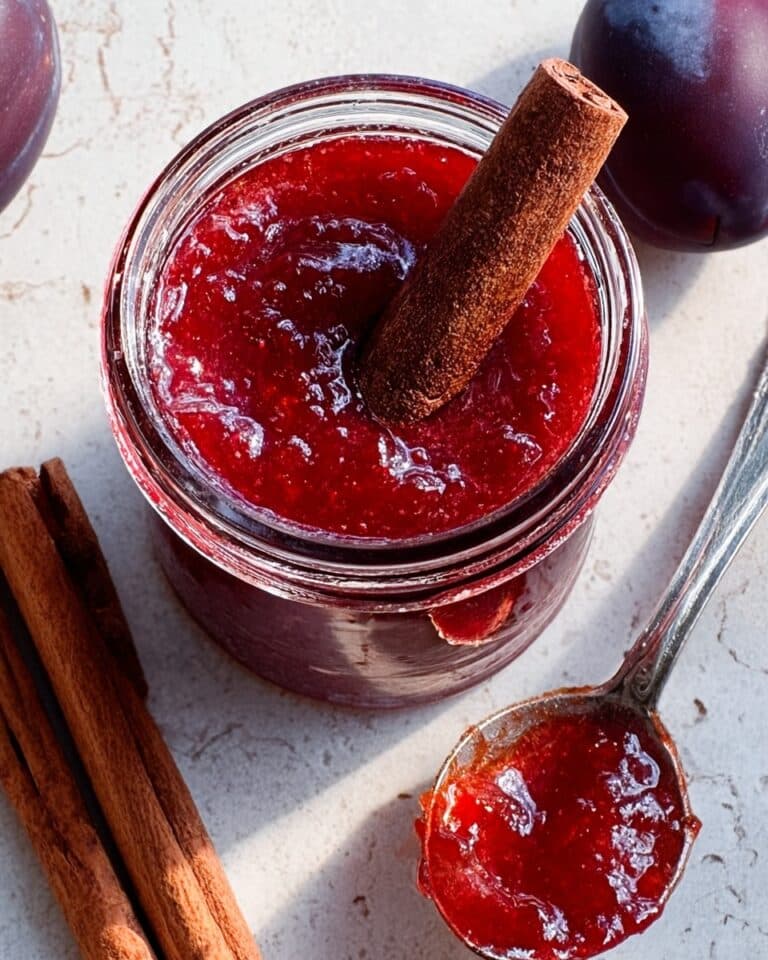 Cinnamon-Scented Plum Jam Recipe