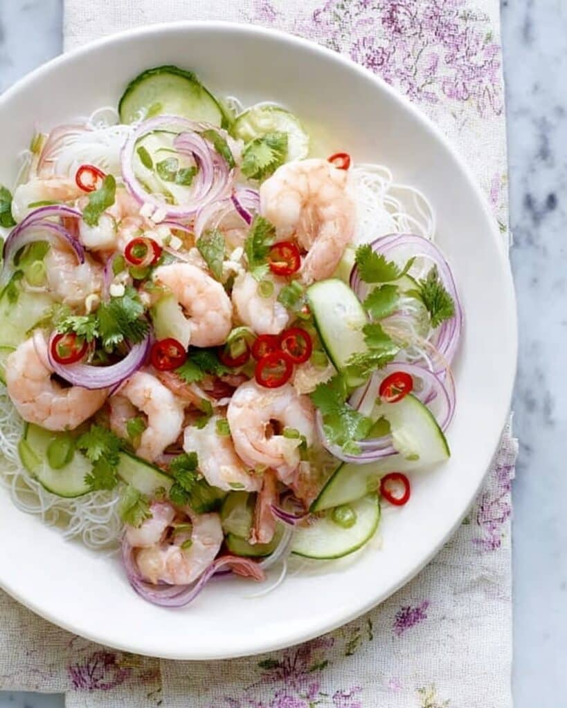 Vietnamese Prawn & Noodle Salad with Crispy Shallots Recipe