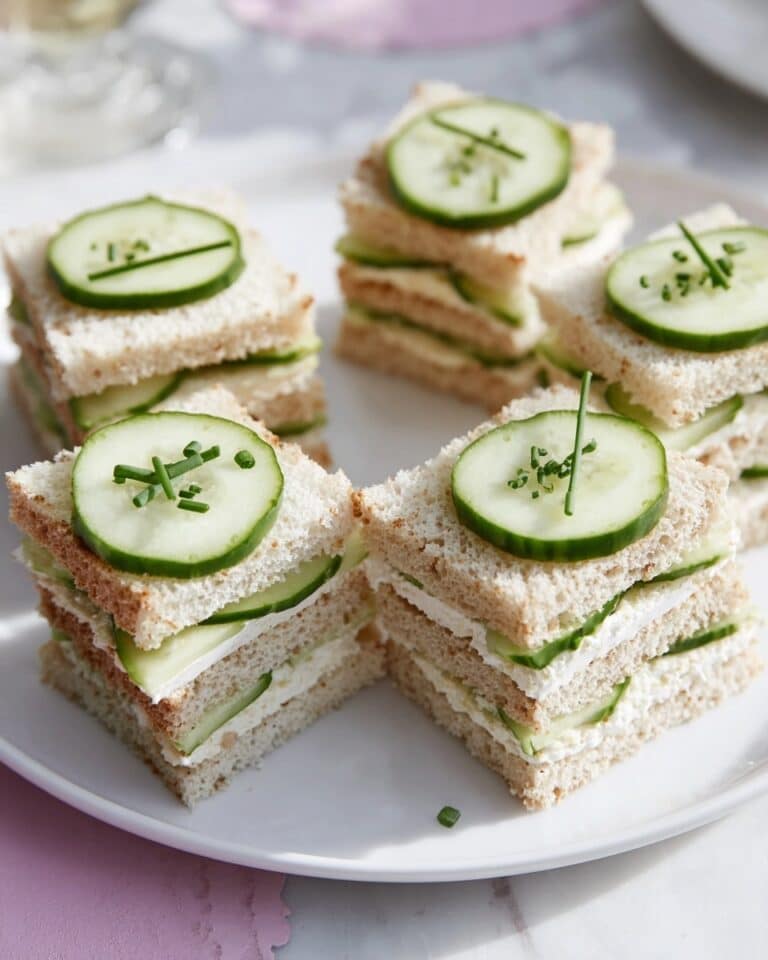 Cucumber & Herb Triple-Deckers Recipe