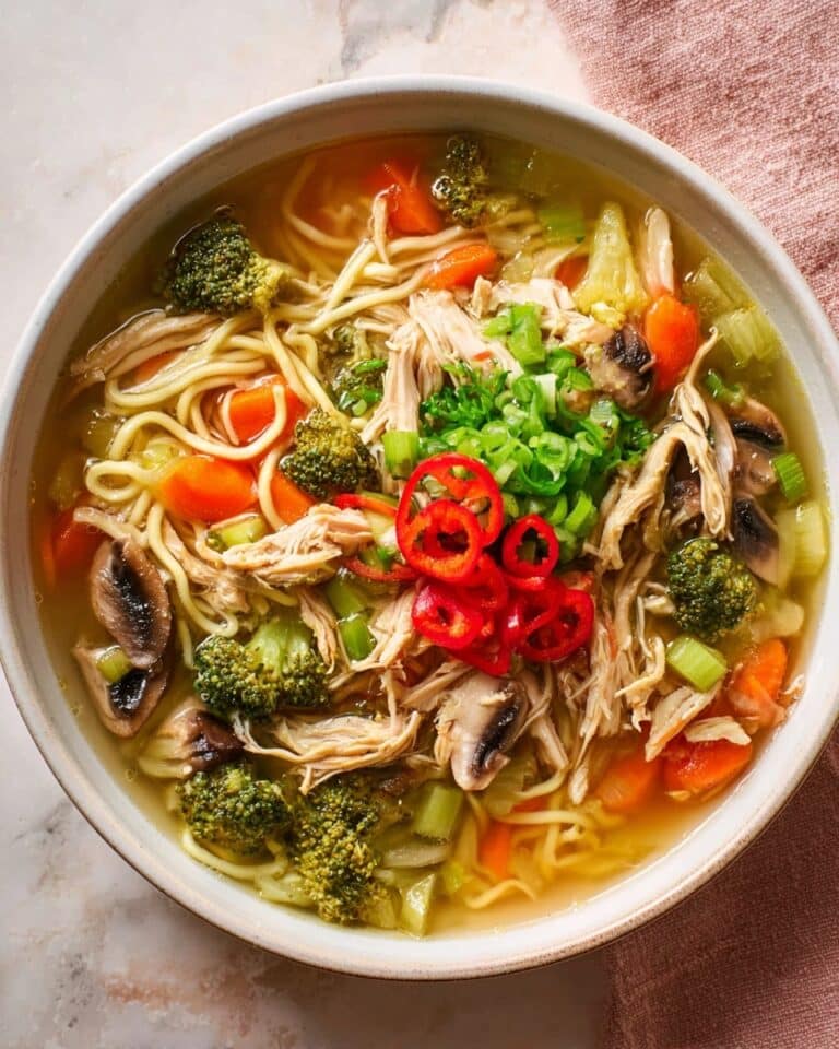 Immune-Supporting Miso Chicken Noodle Soup Recipe