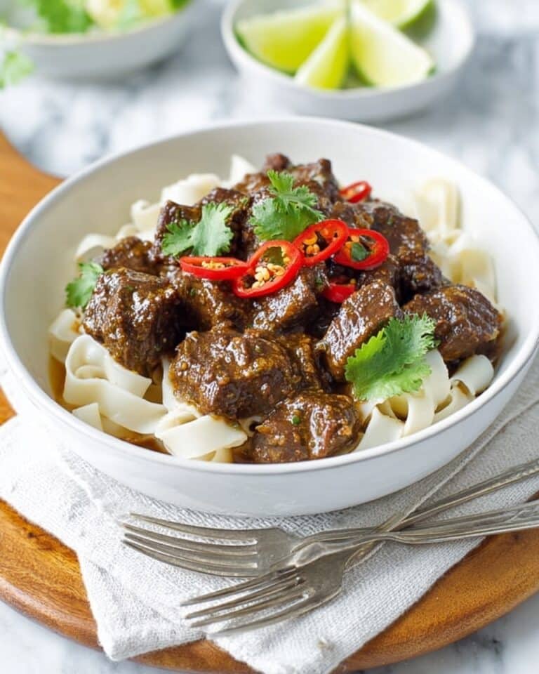 Lemongrass Beef Stew with Noodles Recipe