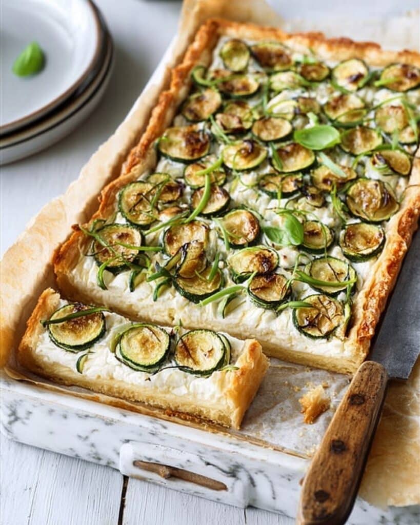 Courgette & Ricotta Tart Recipe