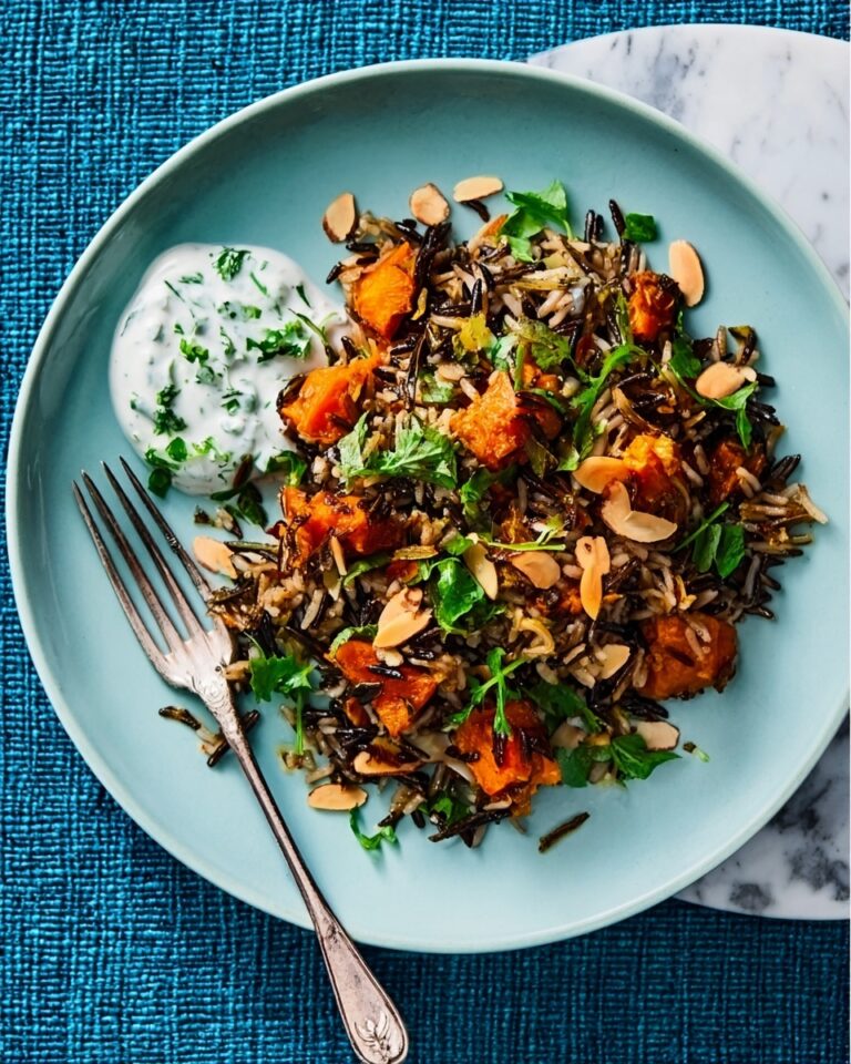 Butternut Biryani with Cucumber Raita Recipe