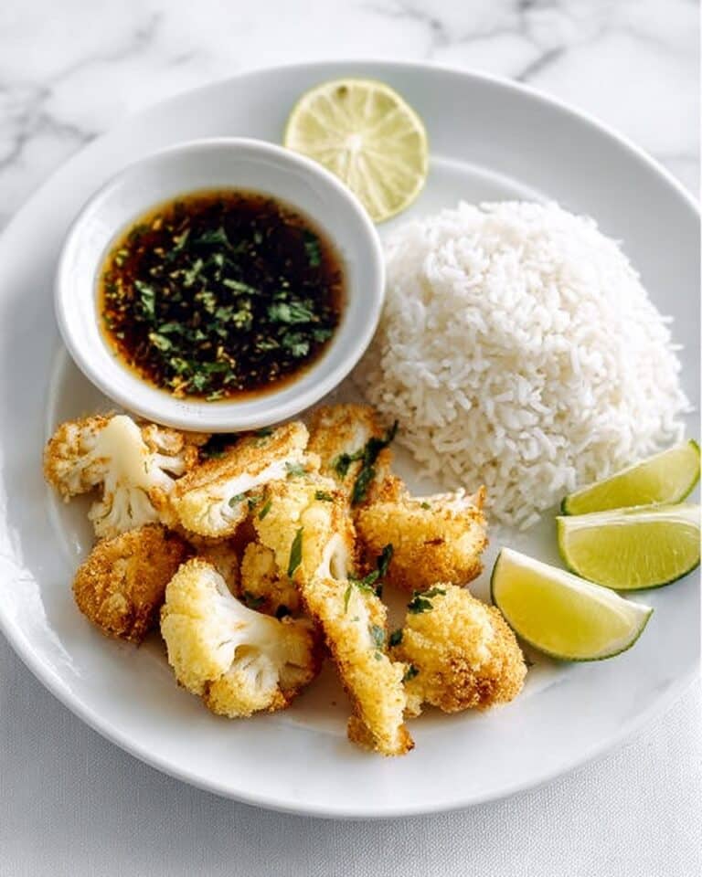 Crisp Spiced Haddock Fish Fingers with Basil Lime Sauce and Fragrant Rice Recipe