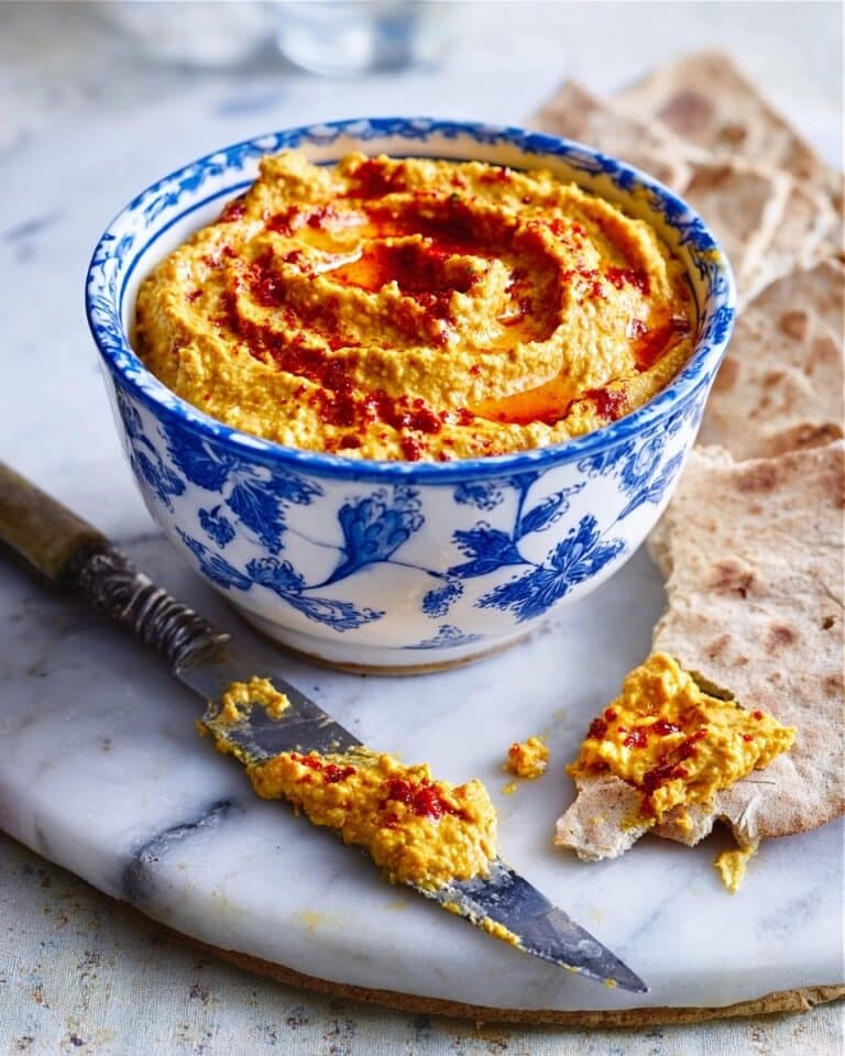 Butternut & Harissa Hummus Recipe