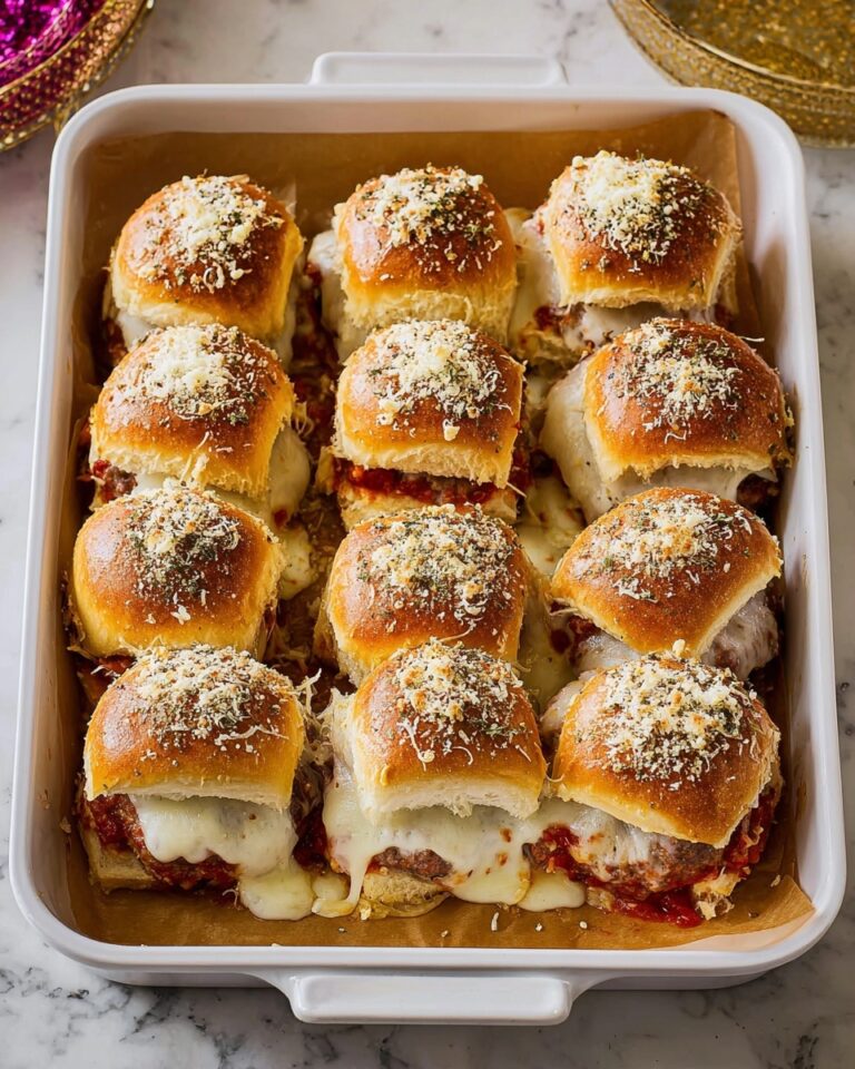 Pull-Apart Meatball Sliders Recipe