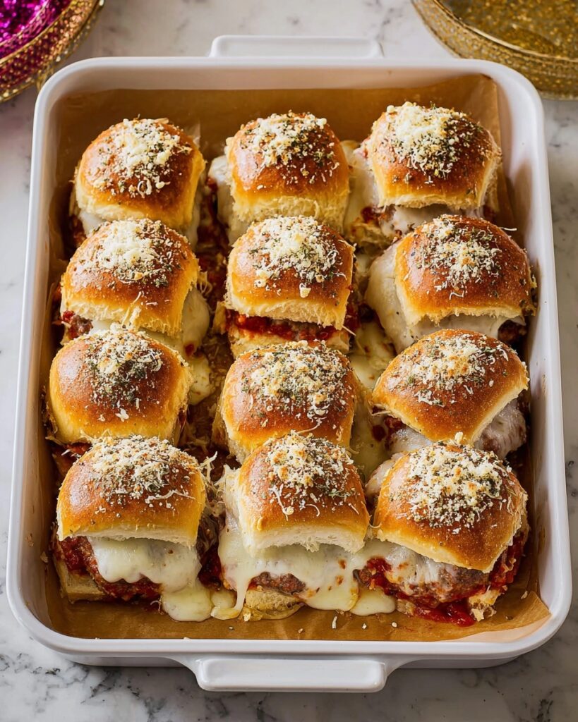 Pull-Apart Meatball Sliders Recipe