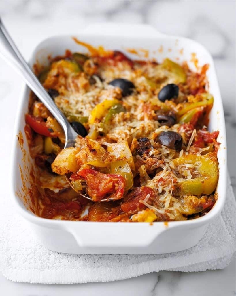 Tuna Arrabbiata Pasta Gratin Recipe