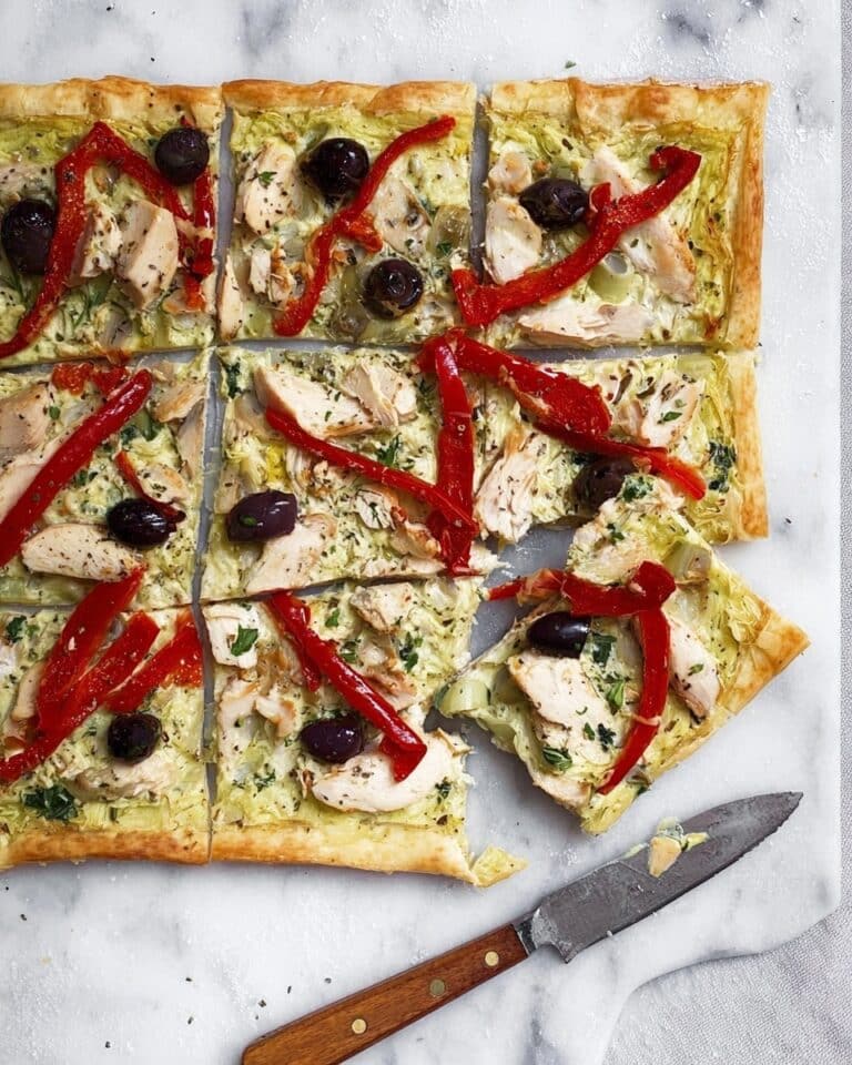 Mediterranean Tuna, Pepper & Courgette Tart Recipe