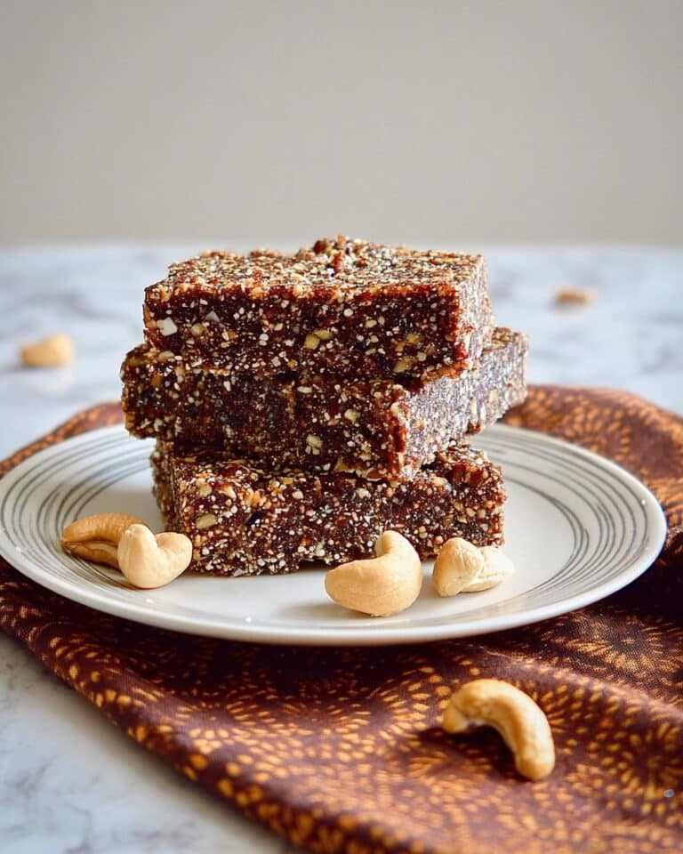 Raisin Coconut Cashew Bars Recipe