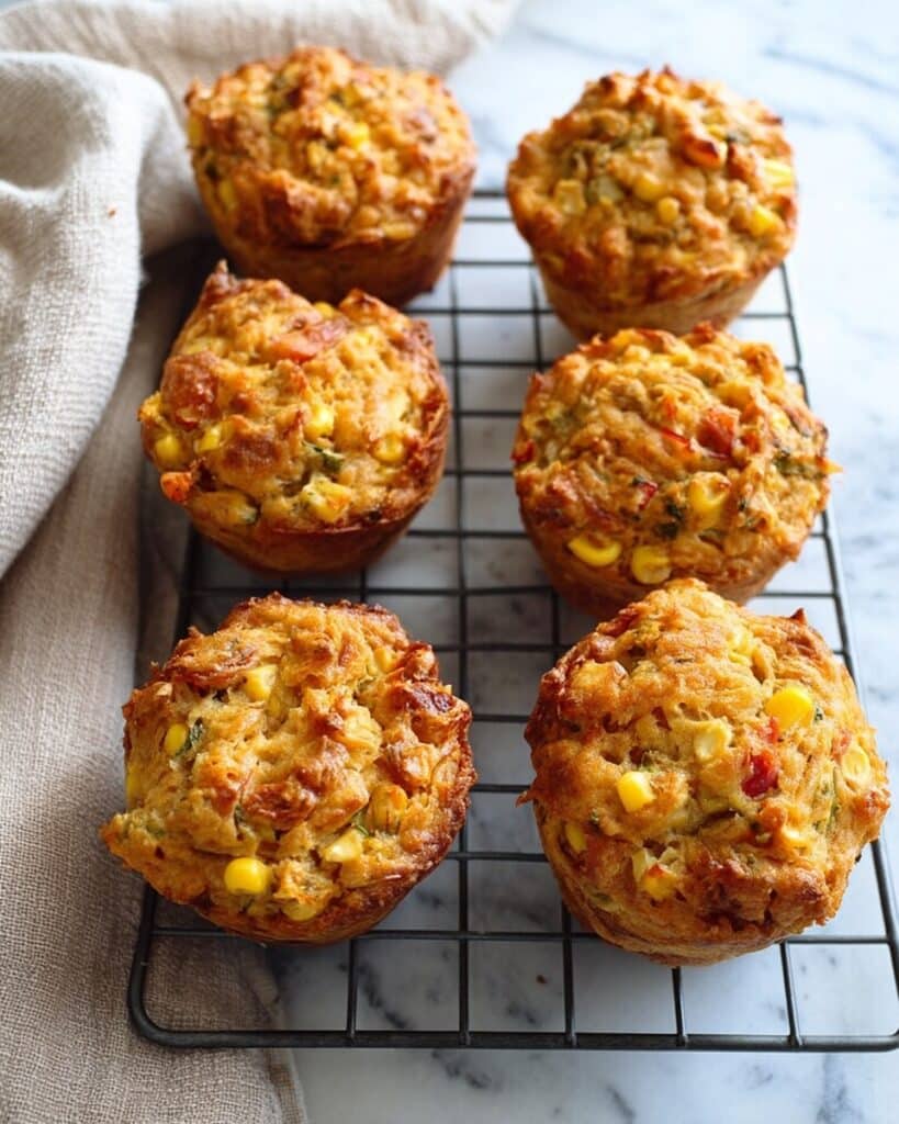 Easy Savory Corn Zucchini Muffins Recipe