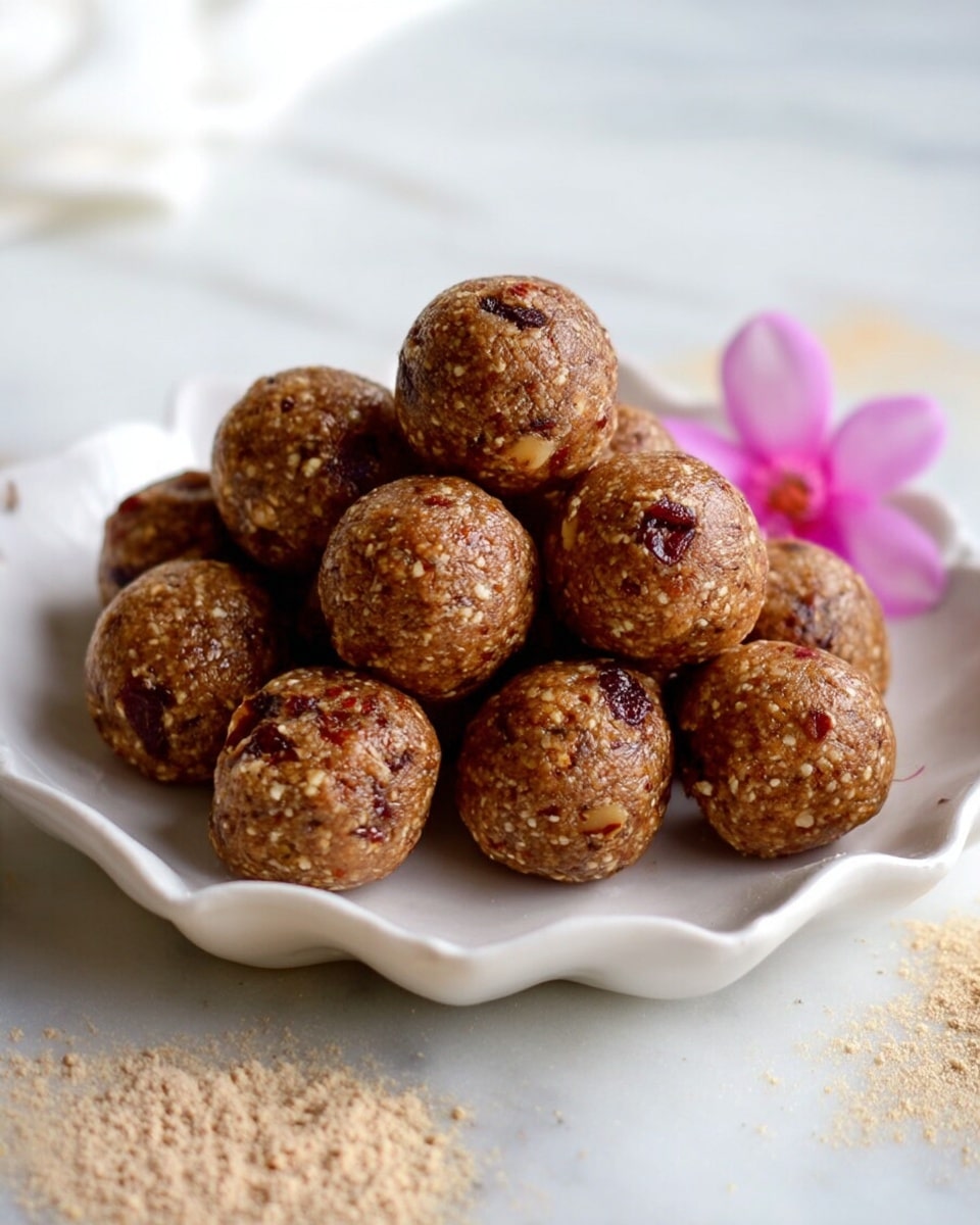 Cashew Pear Energy Protein Balls Recipe