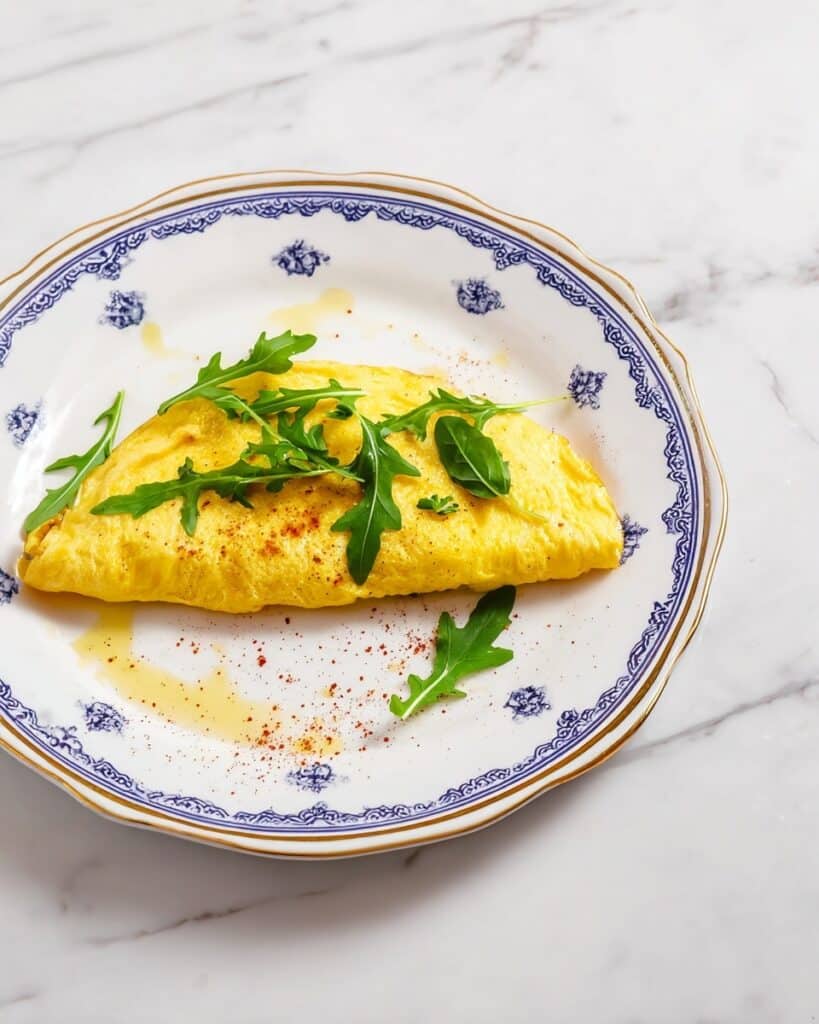 Omelet with Soy Sprouts and Shiitake Risotto Recipe