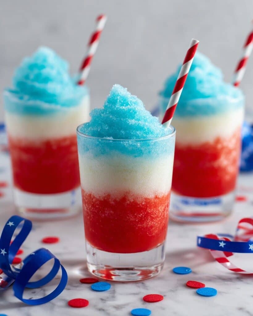 Patriotic Boozy Slushy Recipe