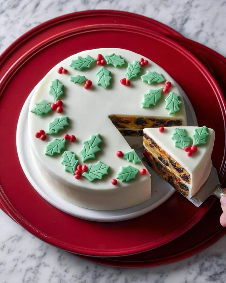 Classic Iced Holly Cake Recipe
