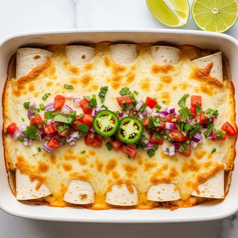 White Chicken Enchiladas with Green Chiles and Monterey Jack Recipe