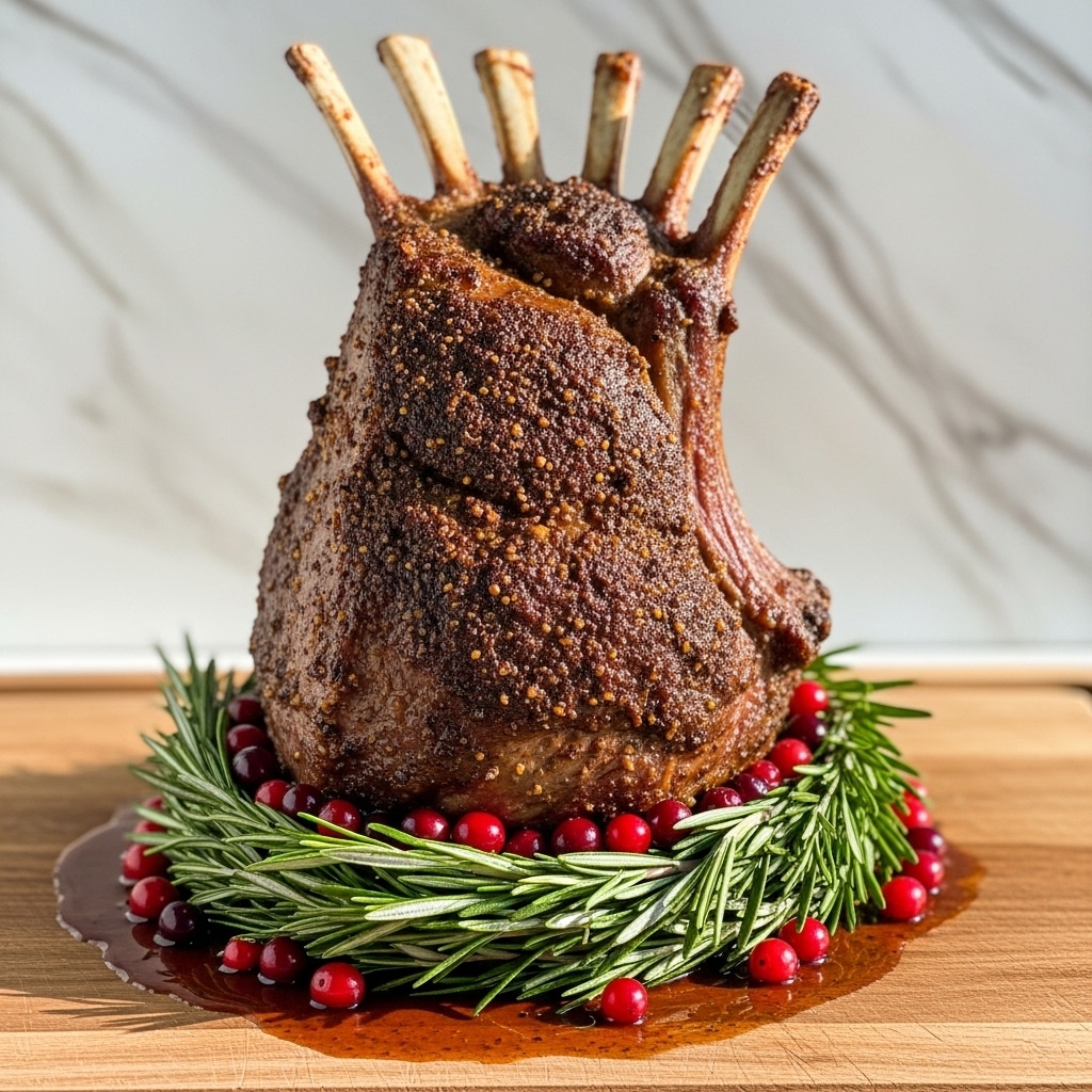 Insanely Delicious Rosemary Standing Rib Roast Recipe