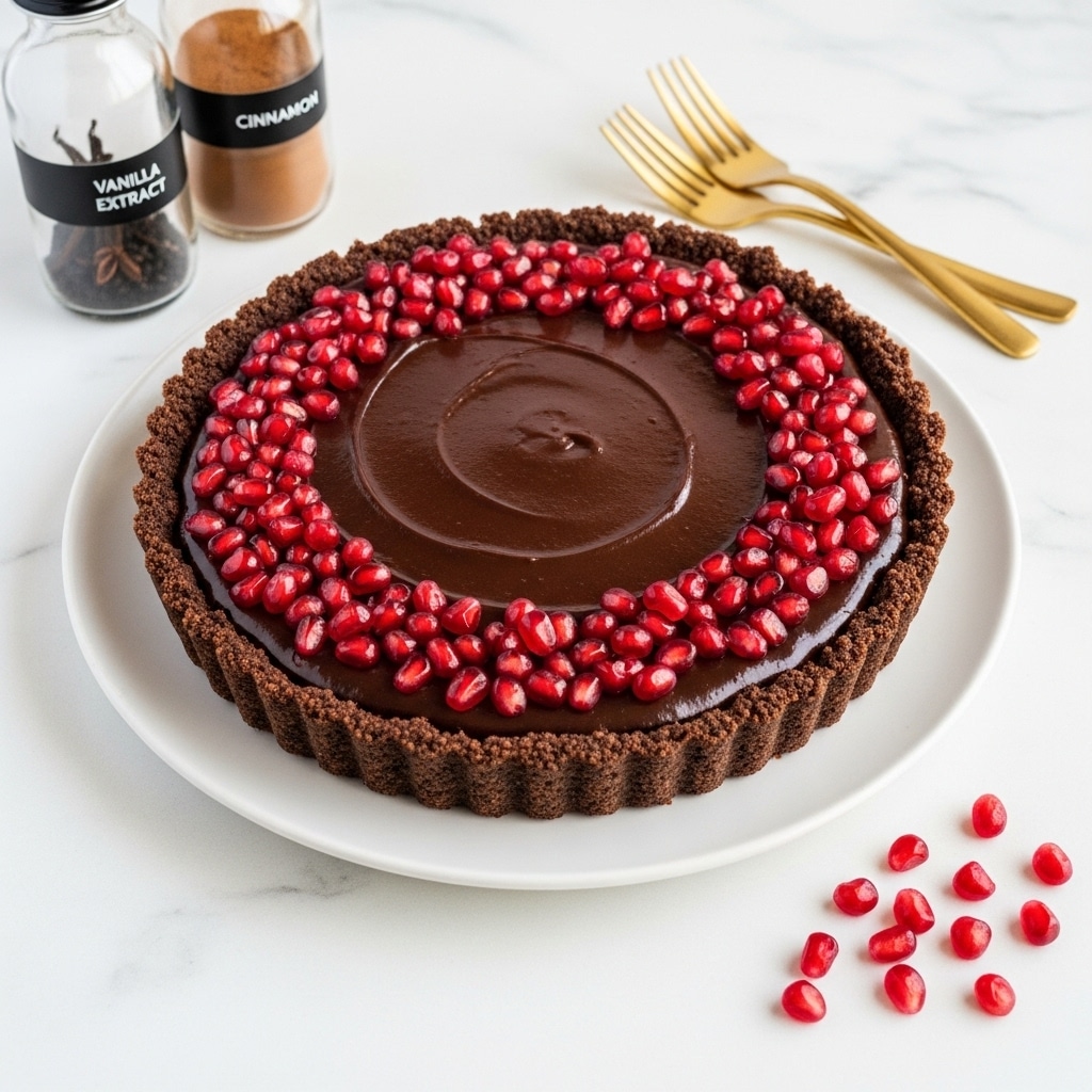 Chocolate Pomegranate Tart Recipe
