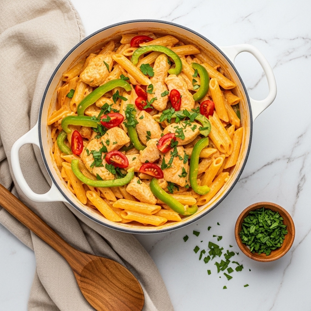 One Pot Cajun Chicken Pasta Recipe