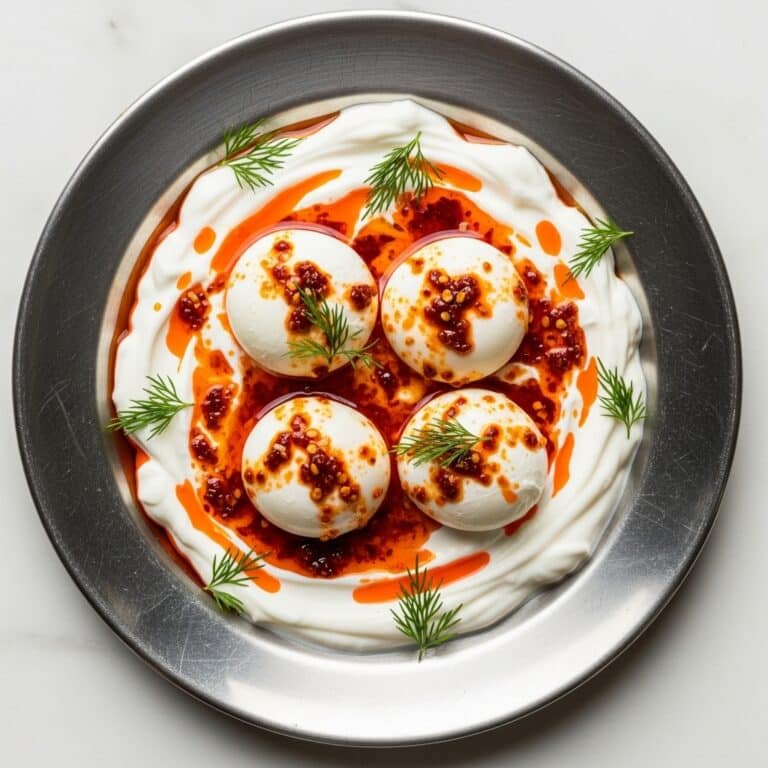 Turkish Eggs (Cilbir) Recipe