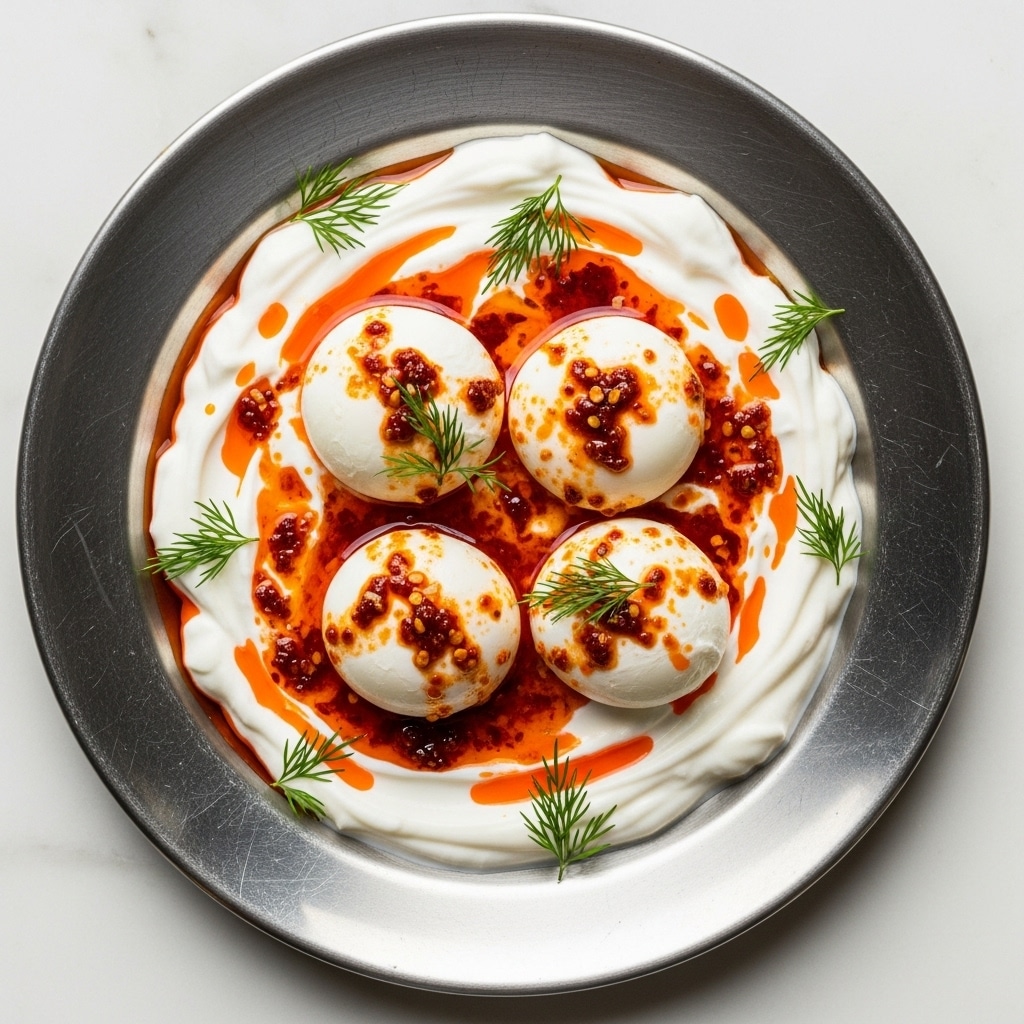 Turkish Eggs (Cilbir) Recipe