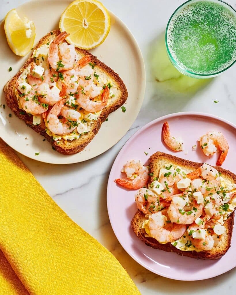 Prawn & Egg on Toast Recipe