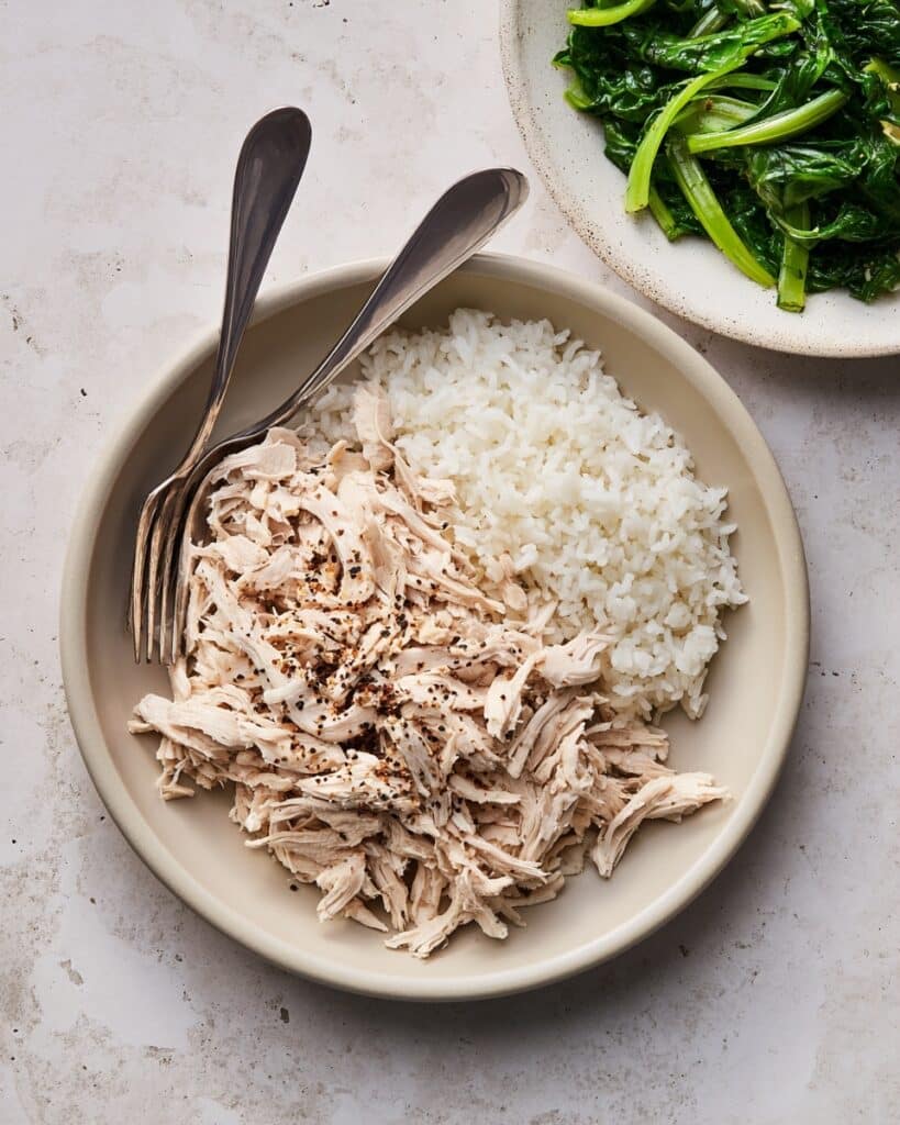 Shredded Chicken in Homemade Stock Recipe