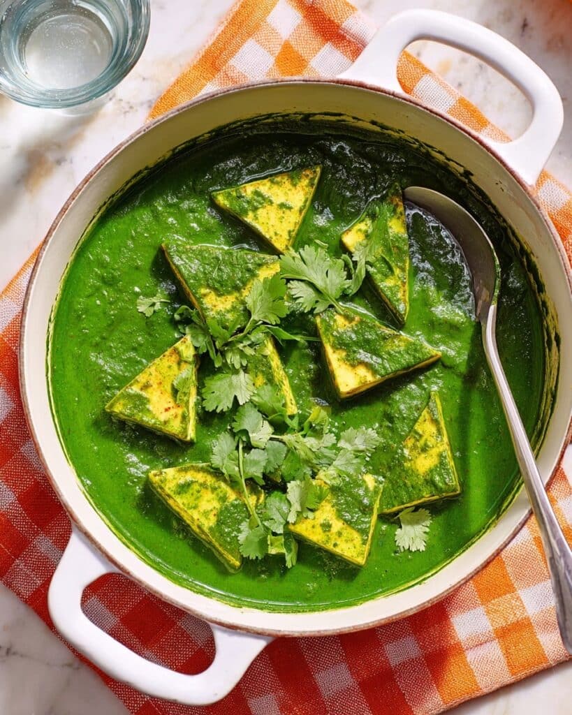 Super-Green Tofu Curry with Spinach and Brown Rice Recipe
