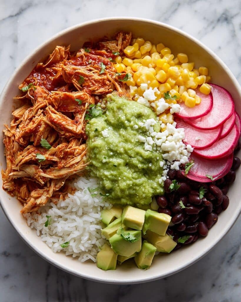 Green Enchiladas Rice Bowl Recipe