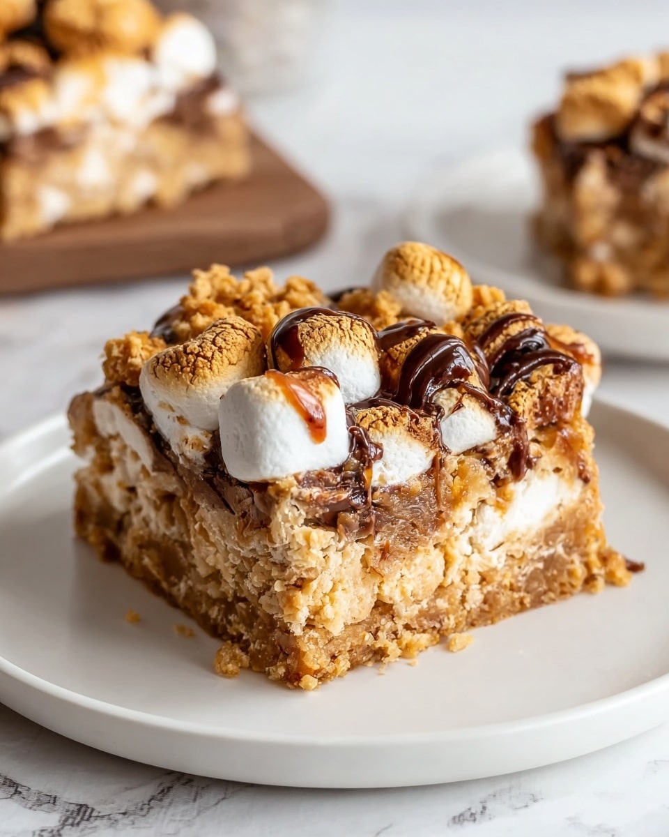 Smores Buffalo Ranch Biscuit Bars Recipe