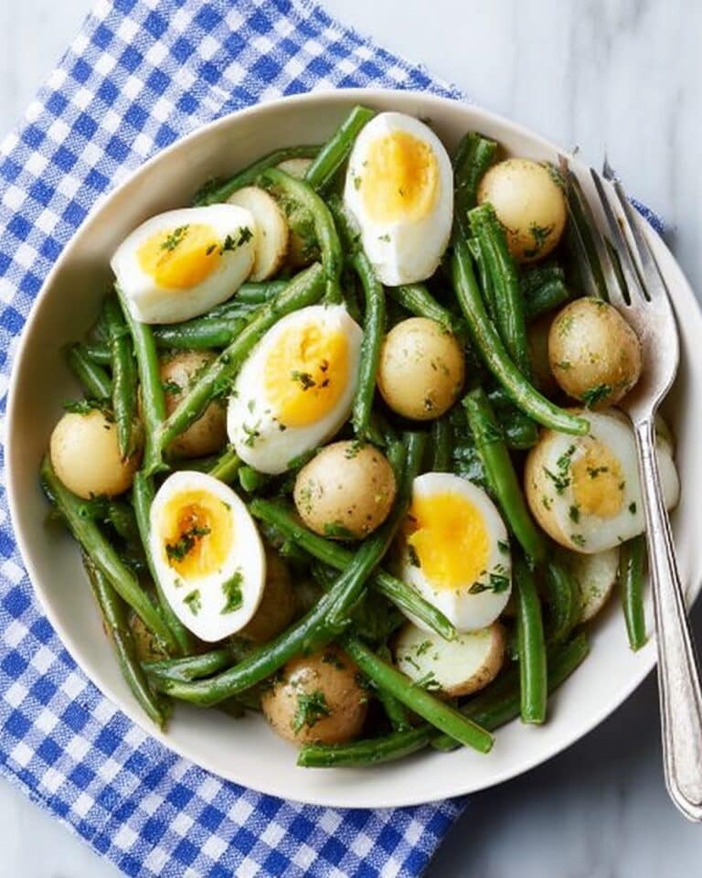 Potato Salad with Anchovy & Quail’s Eggs Recipe