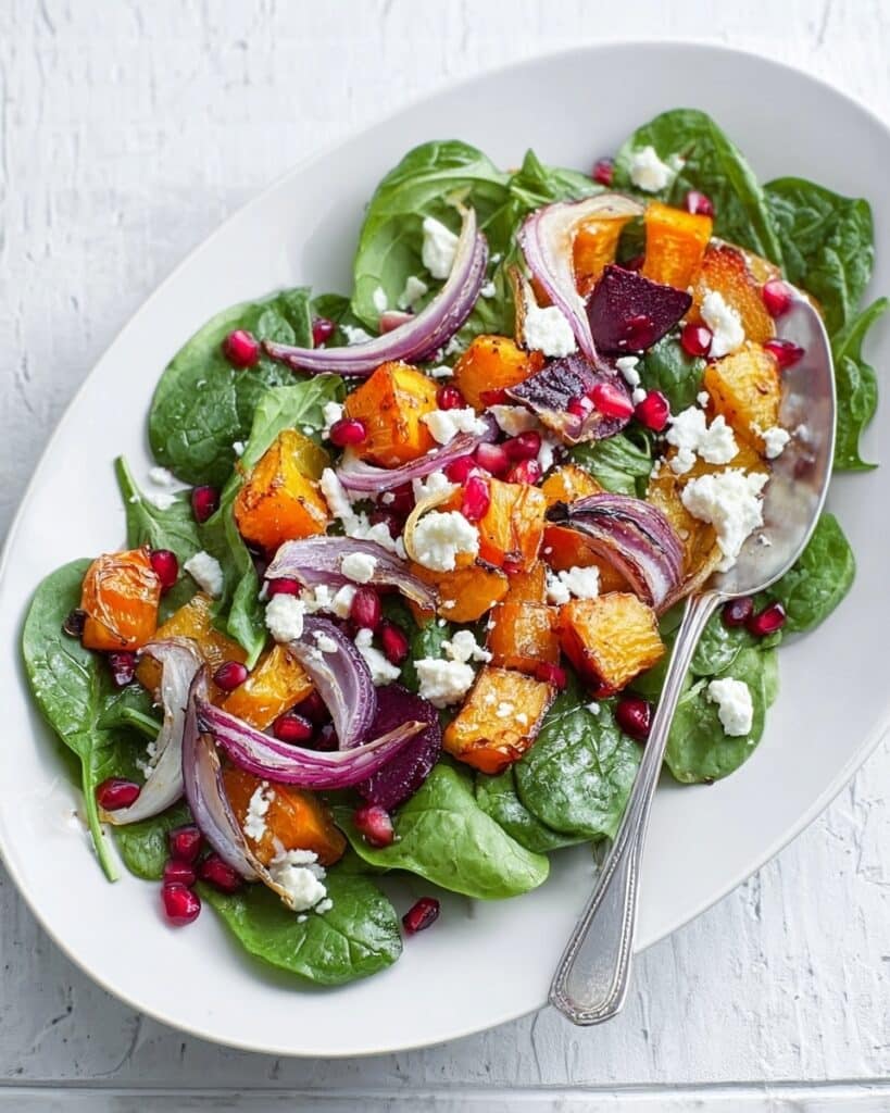 Moroccan Pomegranate & Roast Veg Salad Recipe