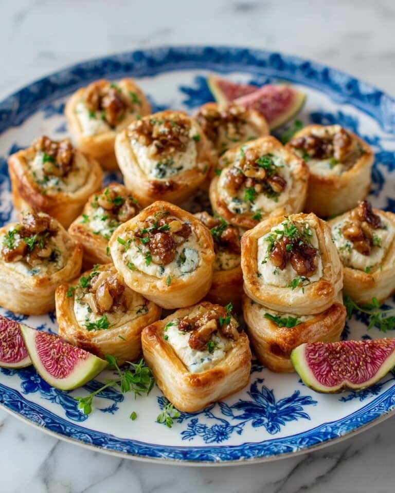 Fig & Goat Cheese Puff Pastry Bites Recipe