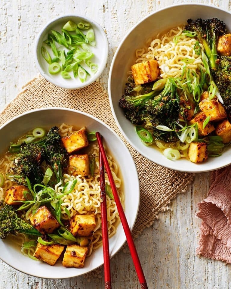 Teriyaki Tofu with Broccoli and Spring Onions Recipe