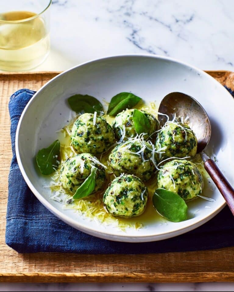 Creamy Spinach and Ricotta Malfatti with Sage Butter Recipe