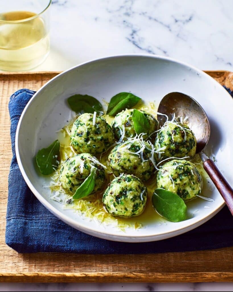 Creamy Spinach and Ricotta Malfatti with Sage Butter Recipe