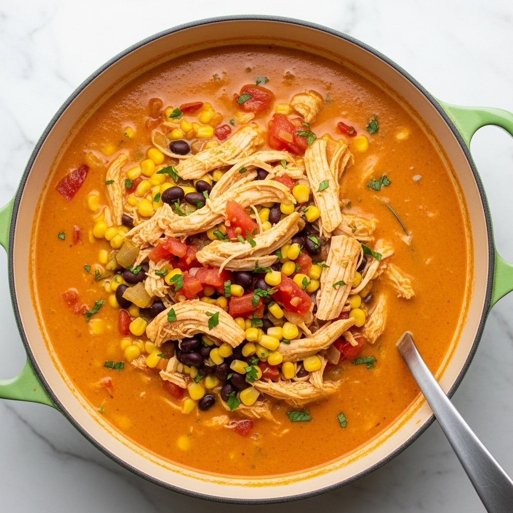 Creamy Chicken Enchilada Soup Recipe