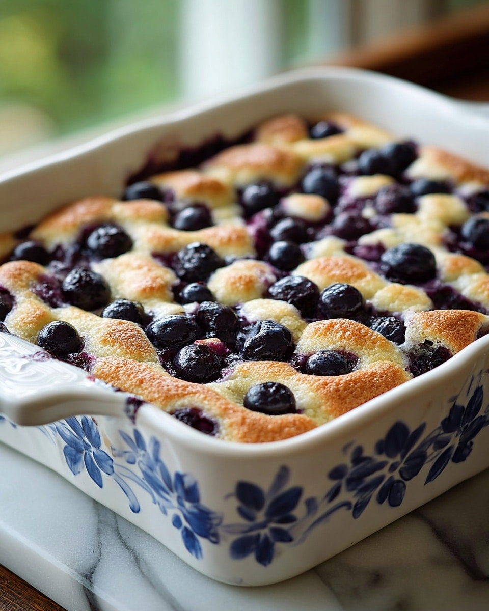 Blueberry Buttermilk Pancake Casserole Recipe