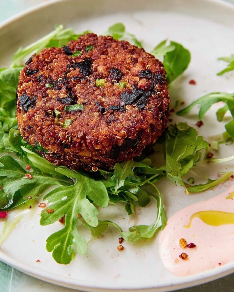 Vegan Beetroot & Quinoa Burgers Recipe