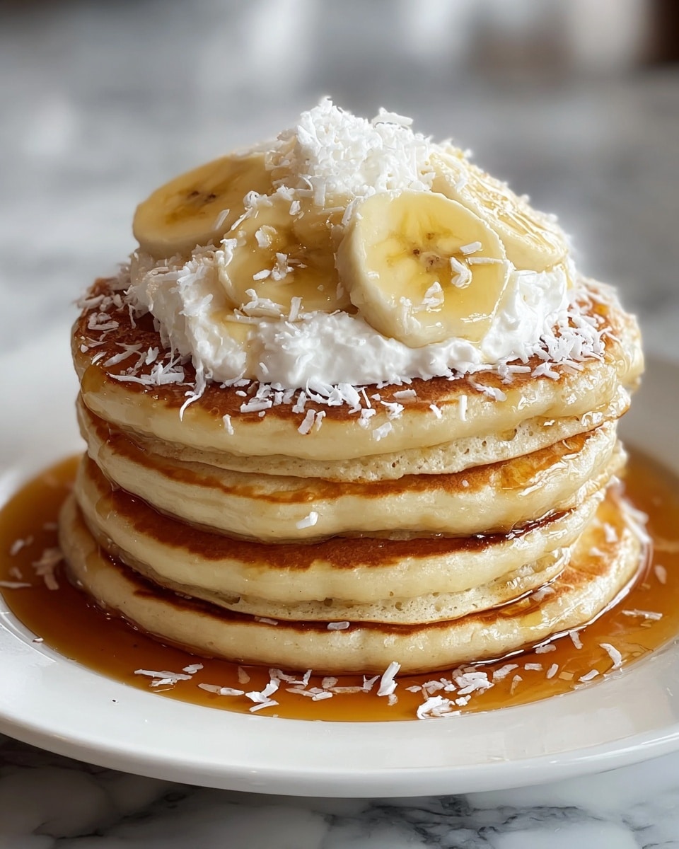 Sweet Coconut Cream Pancakes Recipe